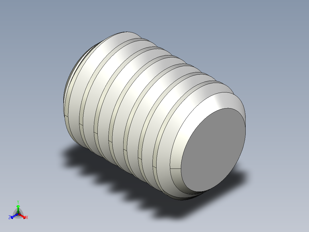 DIN 913-ISO 4026 固定螺钉-M3 L=4.STEP