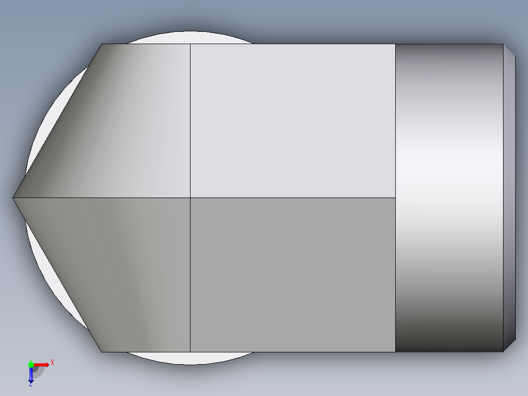 卡套式工业通用硬管接头EO_Male_stud_elbow_WE28LMCFX俯视图