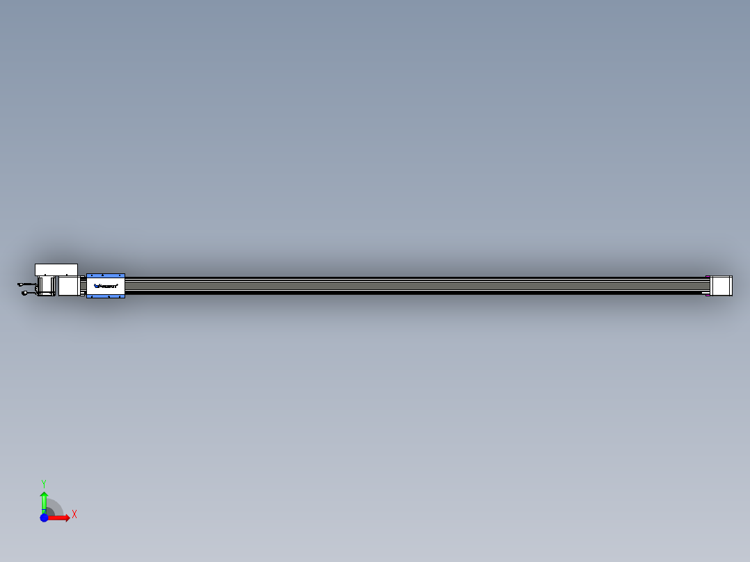 威洛博LB.GB同步带传动--欧规系列GB8-L96-S2700-BR-P75前视图