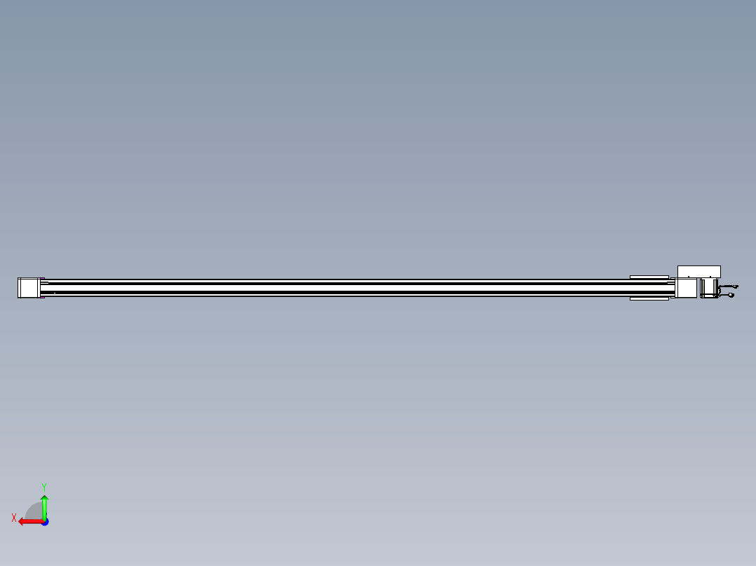 威洛博LB.GB同步带传动--欧规系列GB8-L96-S2700-BR-P75后视图