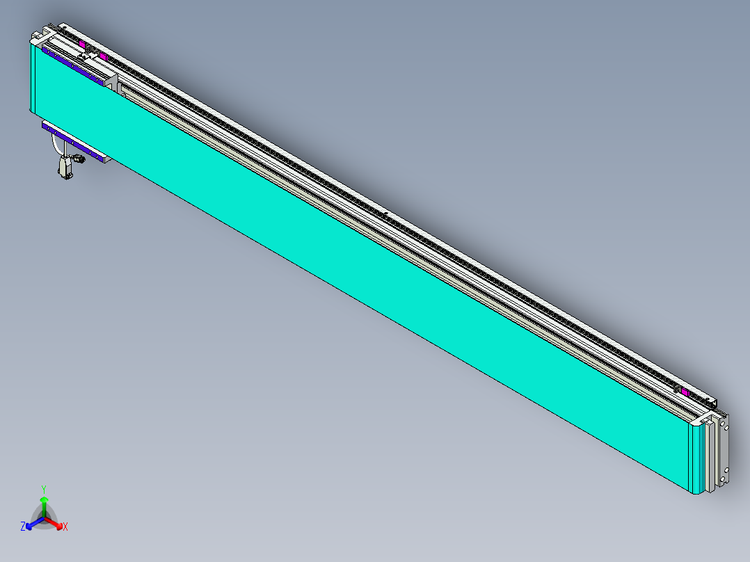 威洛博VL系列3d模型模组VL17E2Y-S1650正等轴测图