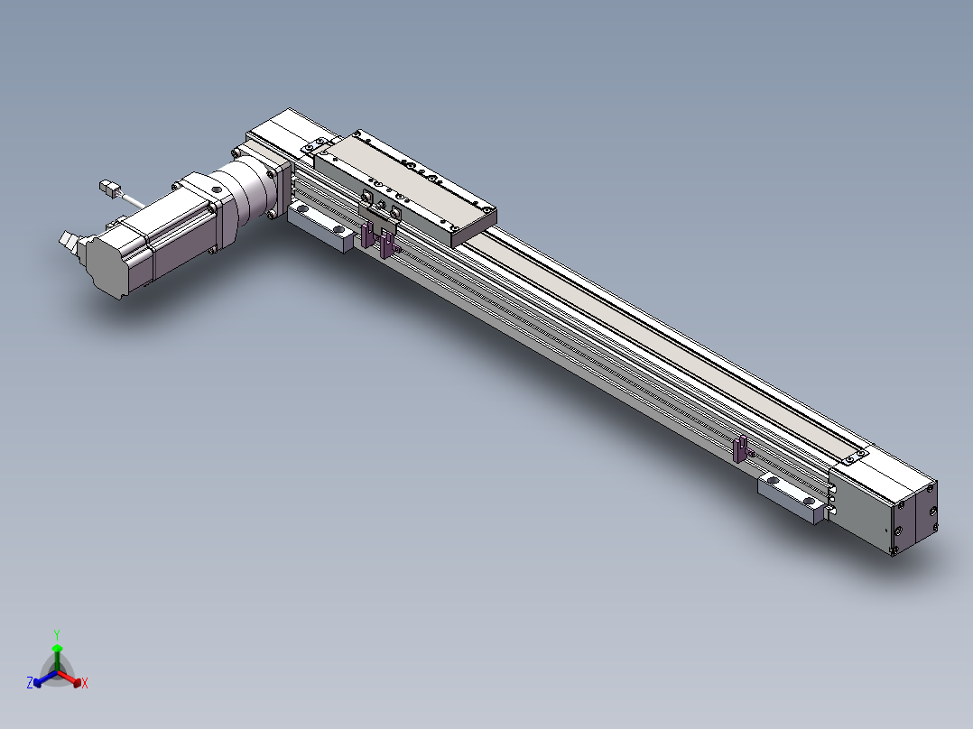 欧规同步带GTB65-CL-400W正等轴测图