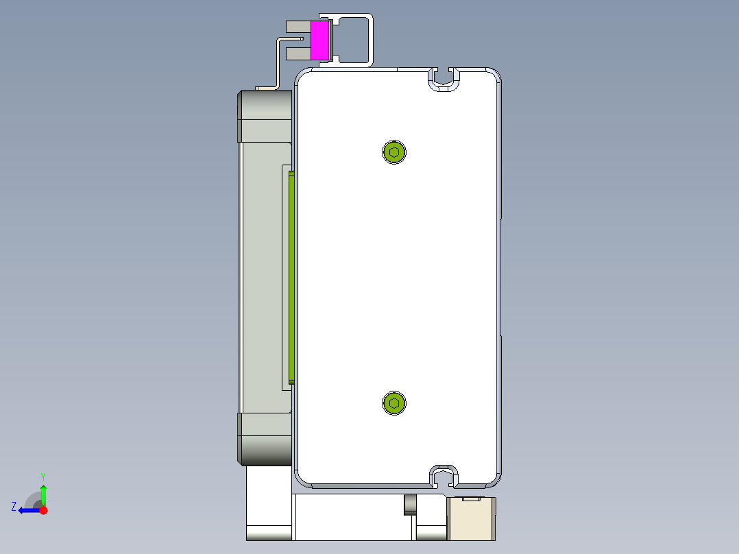 威洛博LC系列3d模型模组LC14S2Y-S700右视图