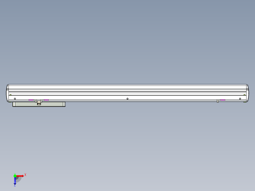 威洛博LC系列3d模型模组LC14S2Y-S700俯视图