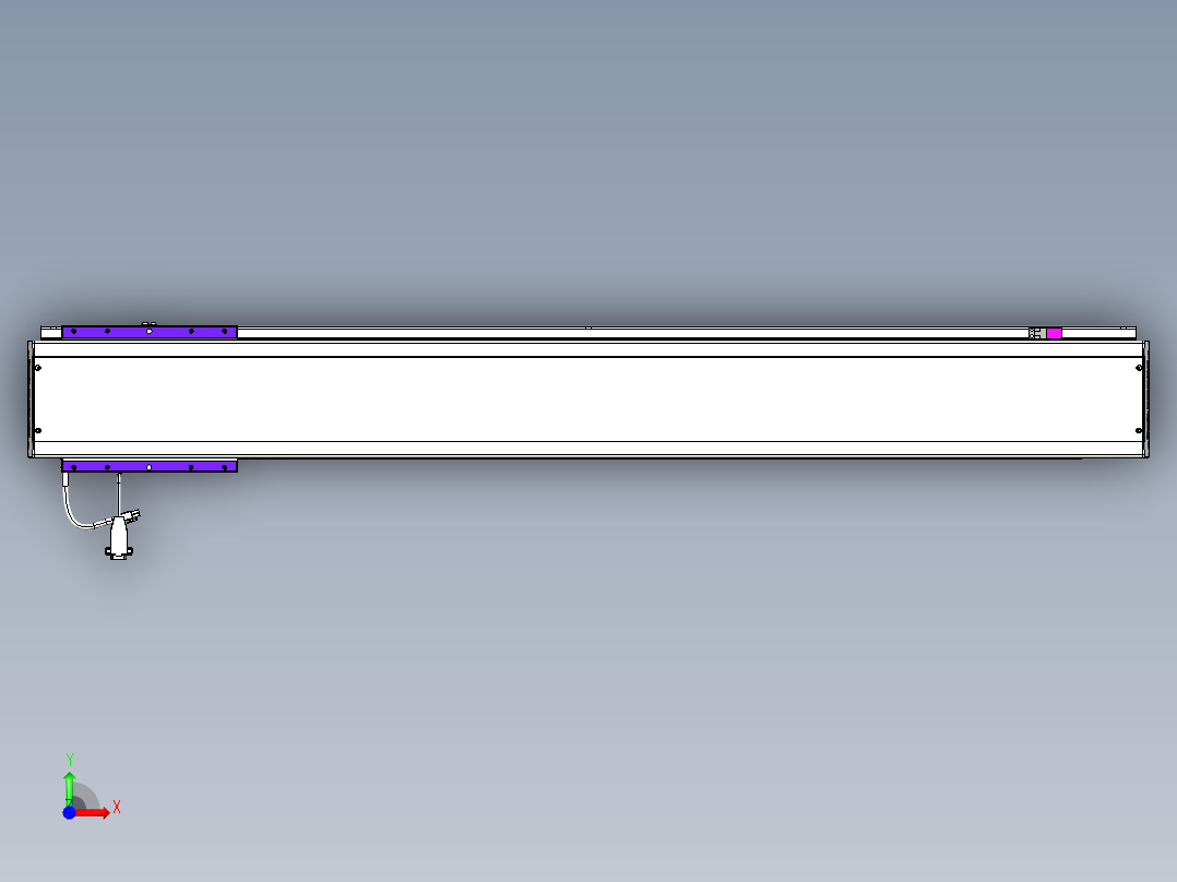 威洛博VL系列直线电机模组-VL14S3-S1050前视图