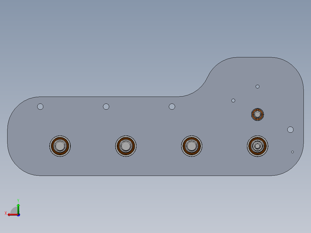 水面垃圾回收船后视图