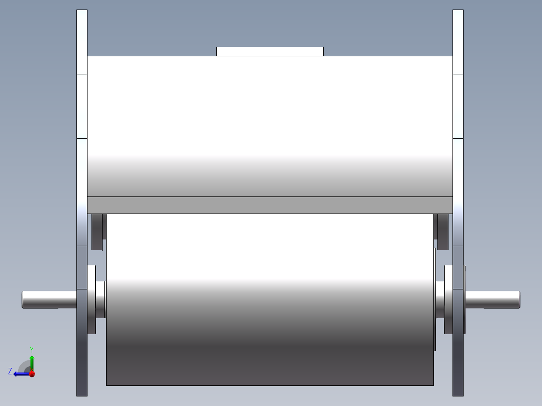 水面垃圾回收船右视图