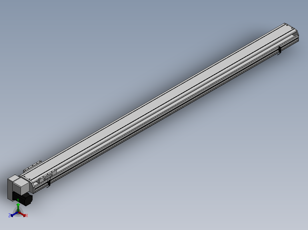 精密模组MT140-L110-1900-LD-M40-C4正等轴测图