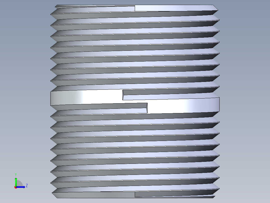 聚氯乙烯配件33-Sch80_Nipple_MPTxMPT_861-133_1in x Close左视图