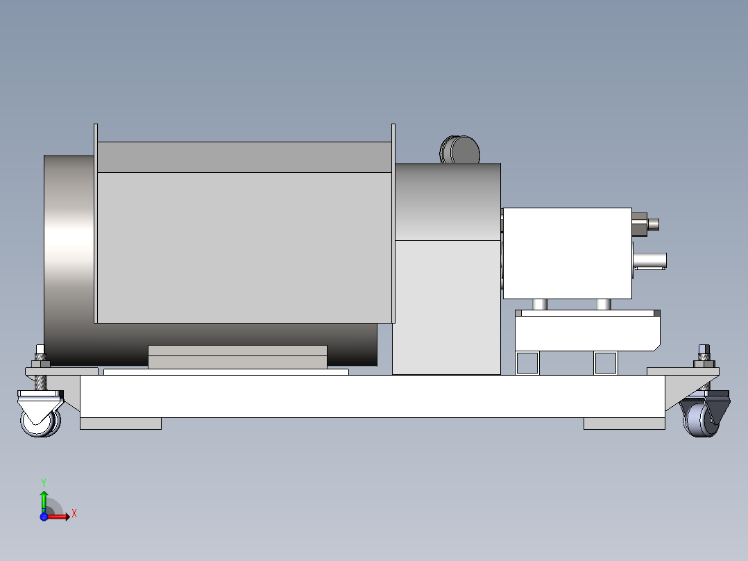 高压泵改造设计前视图