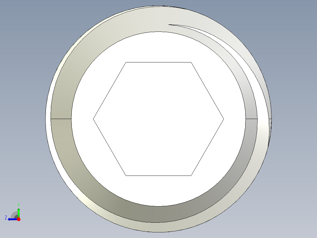 DIN 913-ISO 4026 固定螺钉-M24 L=60.STEP右视图