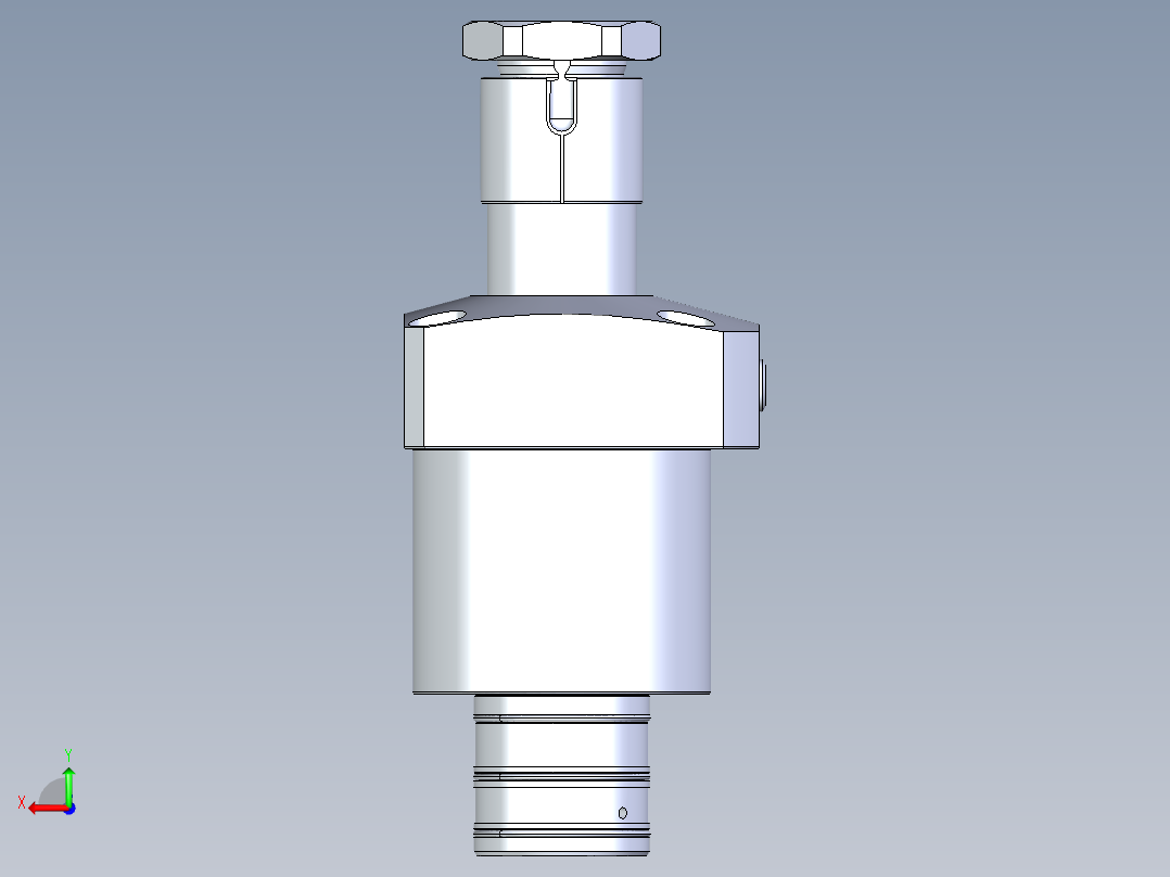 KOSMEKLHA0900-GLM多系列多零件图纸模型后视图