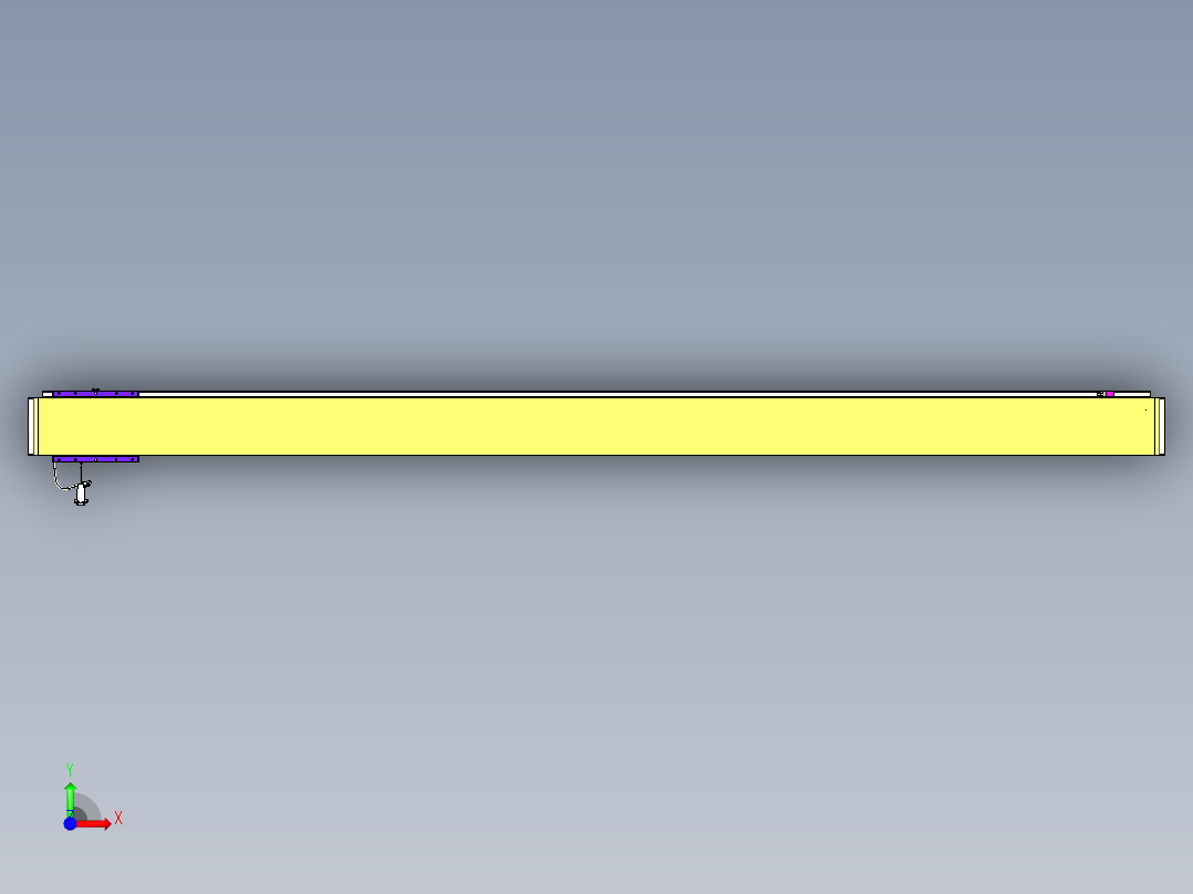 威洛博VL系列直线电机模组-VL14S3-S2450前视图