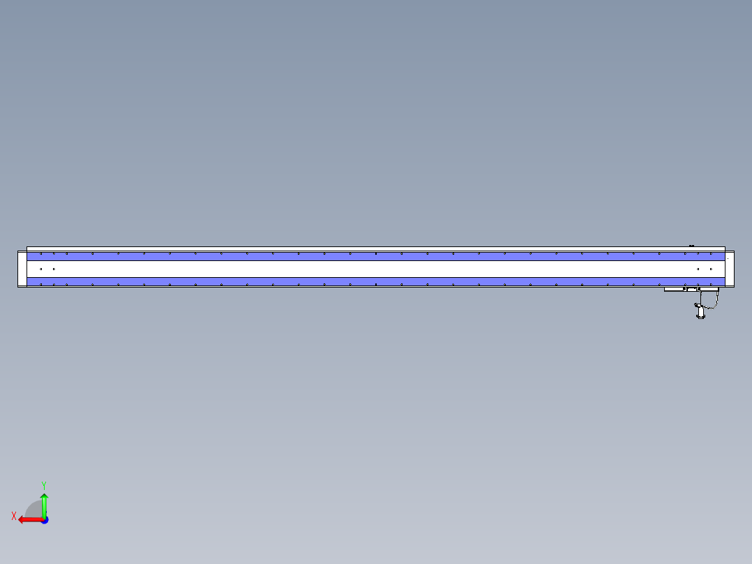 威洛博VL系列直线电机模组-VL14S3-S2450后视图