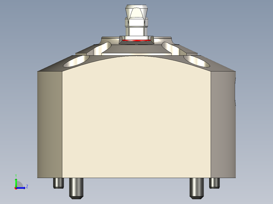 KOSMEKSFA1000-G0A-070多系列多零件图纸模型多系列多零件图纸模型左视图