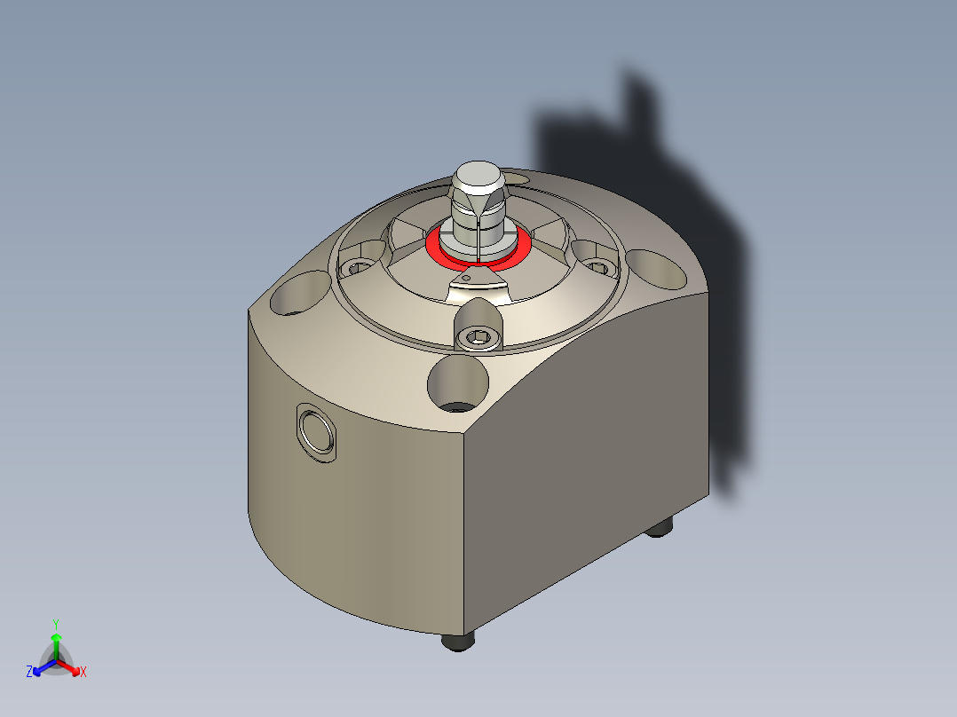 KOSMEKSFA1000-G0A-070多系列多零件图纸模型多系列多零件图纸模型正等轴测图