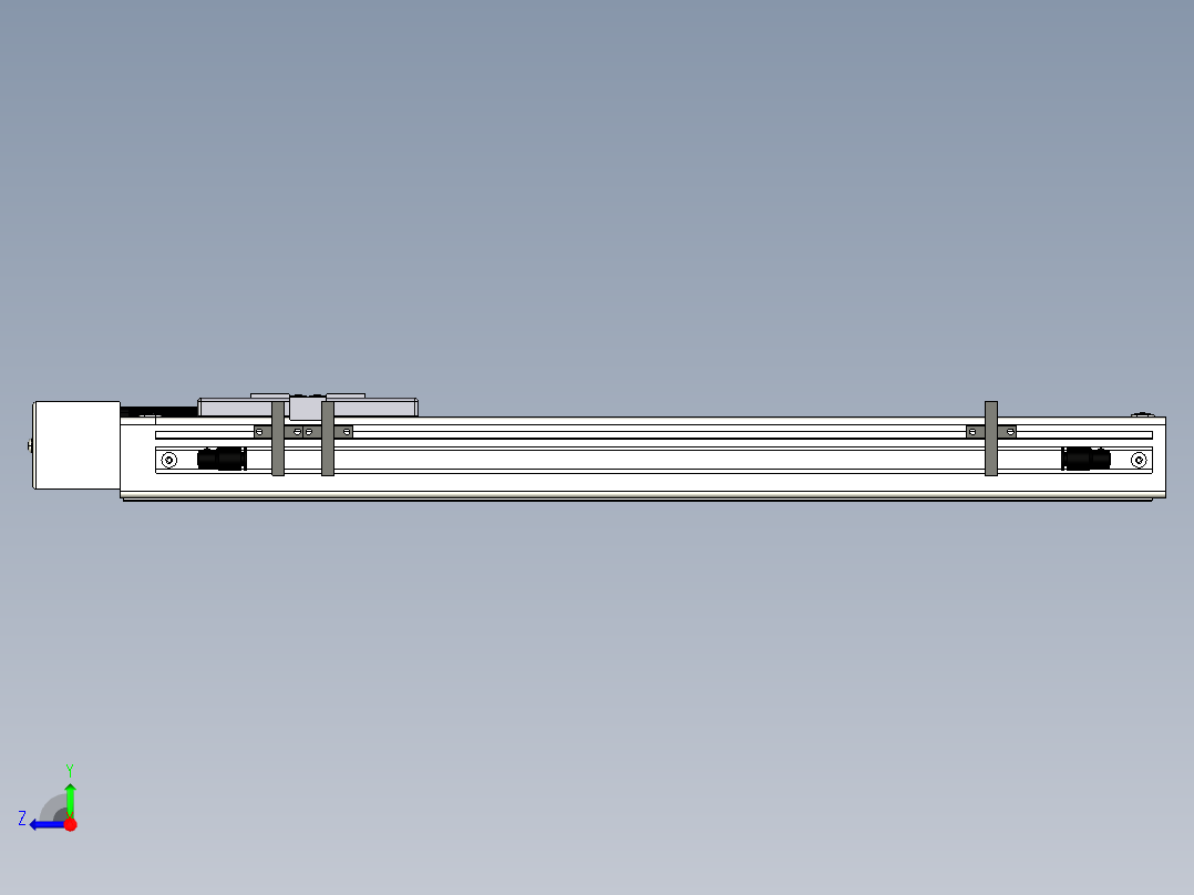 Toyo东佑达直线模组-ECH6-350-BR.igs右视图