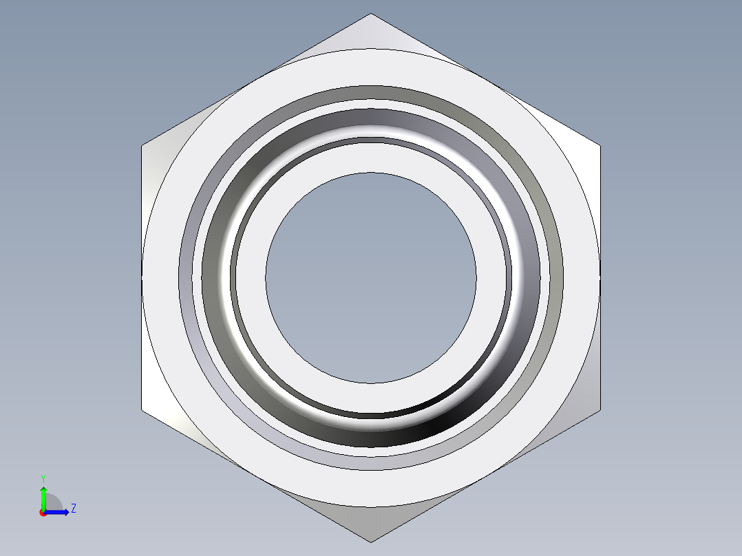 卡套式工业通用硬管接头EO_Distance_piece_adapter_DA30SOMD71左视图