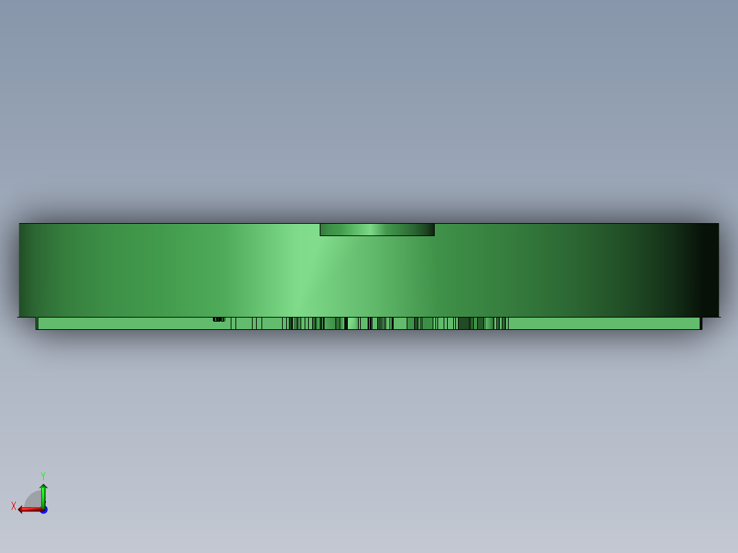 易拉罐盖子 三维图纸与CAD图纸后视图