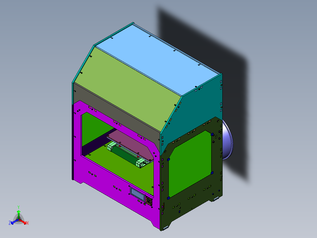 双喷头双色桌面级全金属机身<span style='color: red'>3d</span>打印设备
