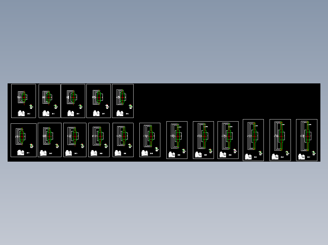 <span style='color: red'>标准</span>链轮autoCAD<span style='color: red'>图纸</span>
