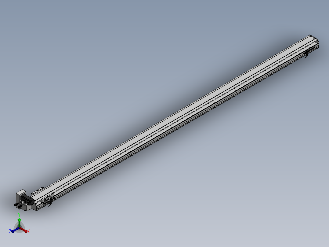 精密模组MT100-L78-2400-LU-M10-C4正等轴测图