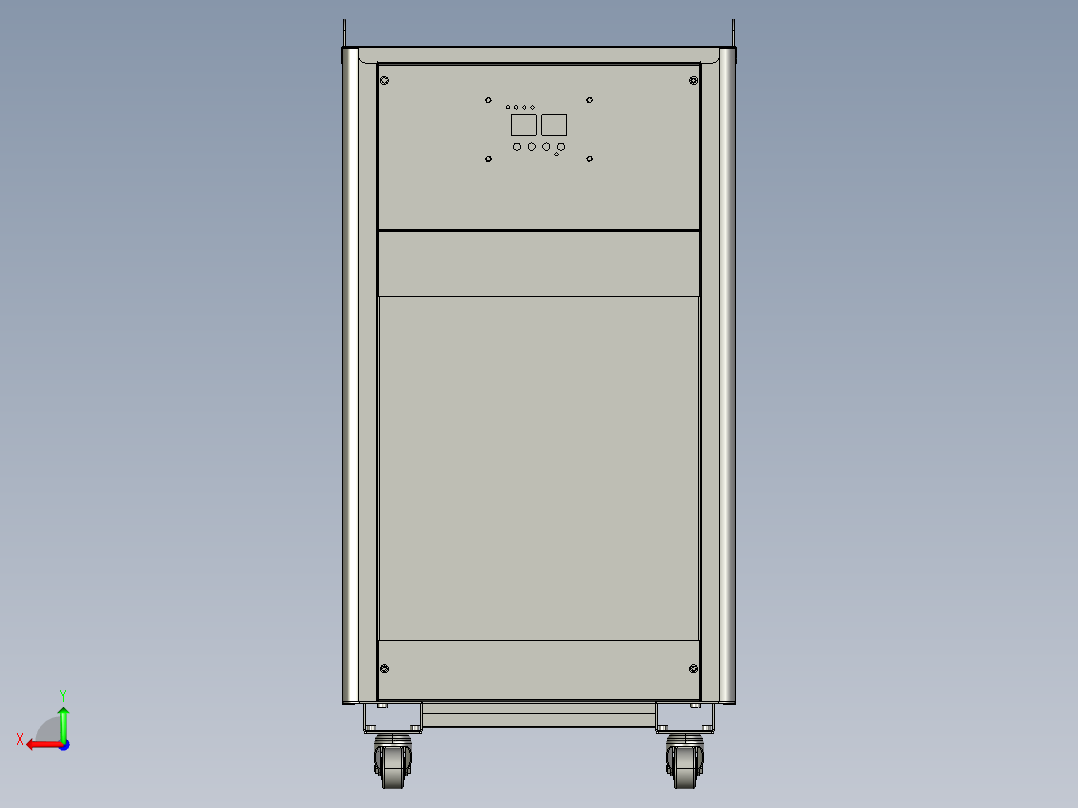 1.5P工业油冷机制冷液压站冷油机散热冷却器精密机械主轴油冷却冷水机后视图