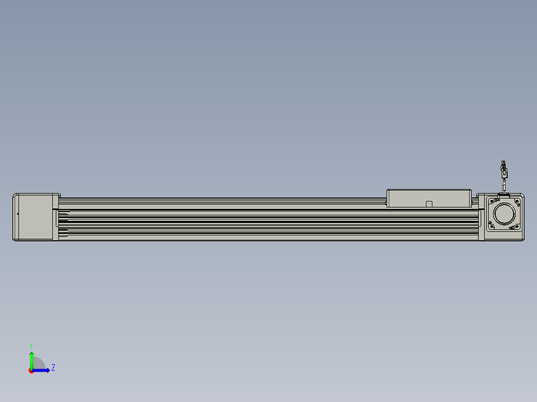 威洛博直线电机模组EB16-L208-S800-R-ZP75-MS3-5K左视图