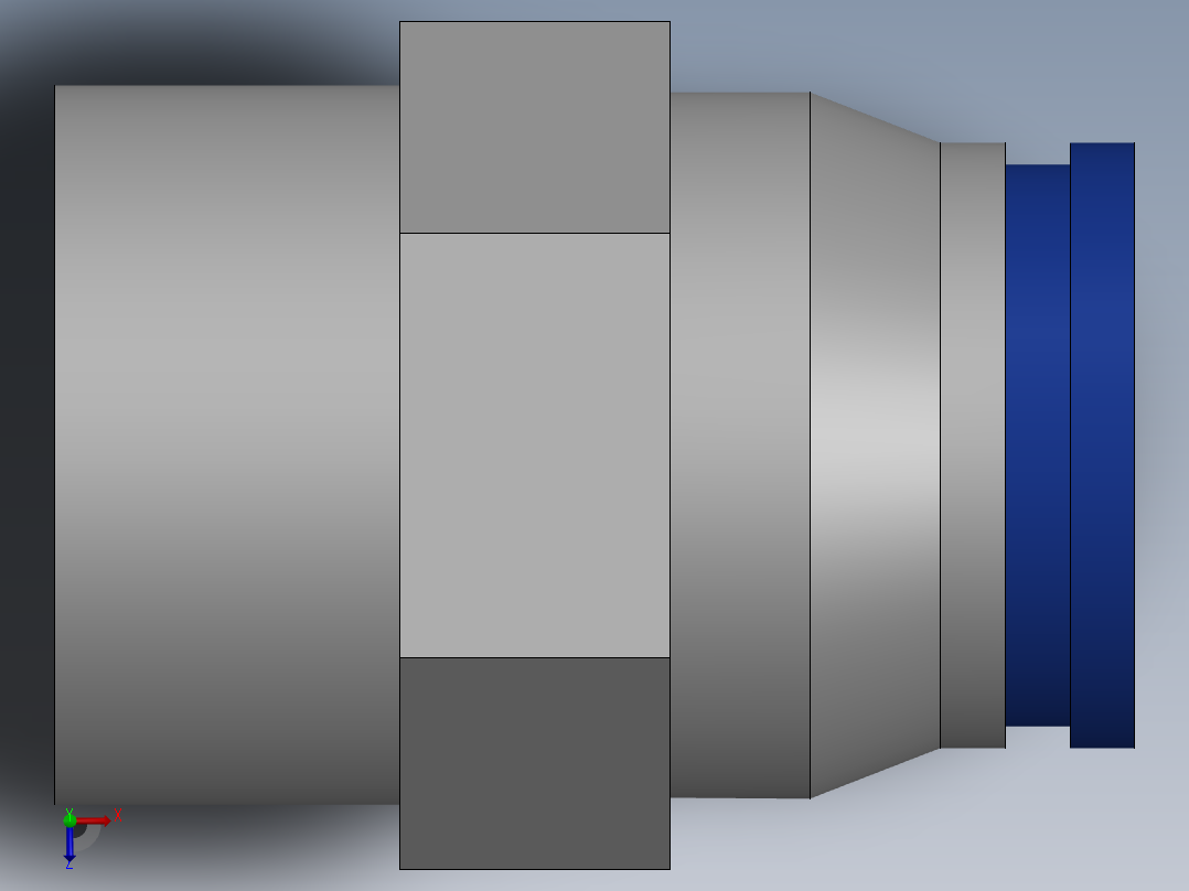 Ø8 x 3-8G - CONEXÃO RETA (C02250838)俯视图