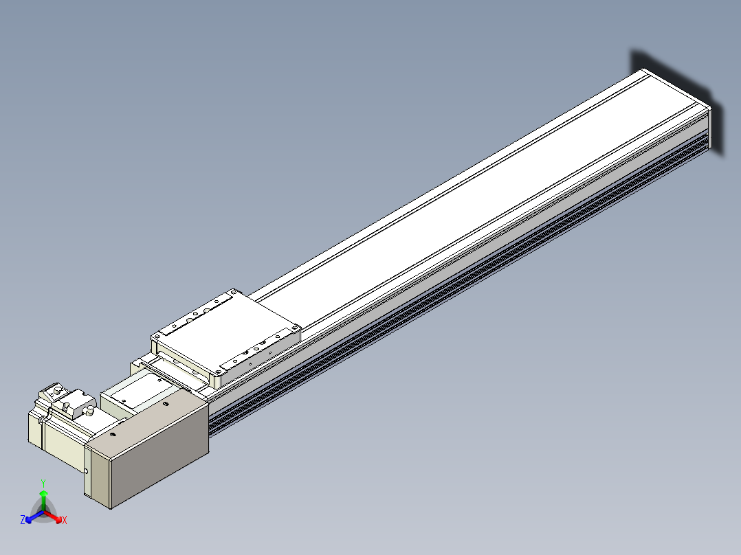 同步带全封闭直线模组TPA-HCB-105D-90-L550-MR-Y-P20-N3