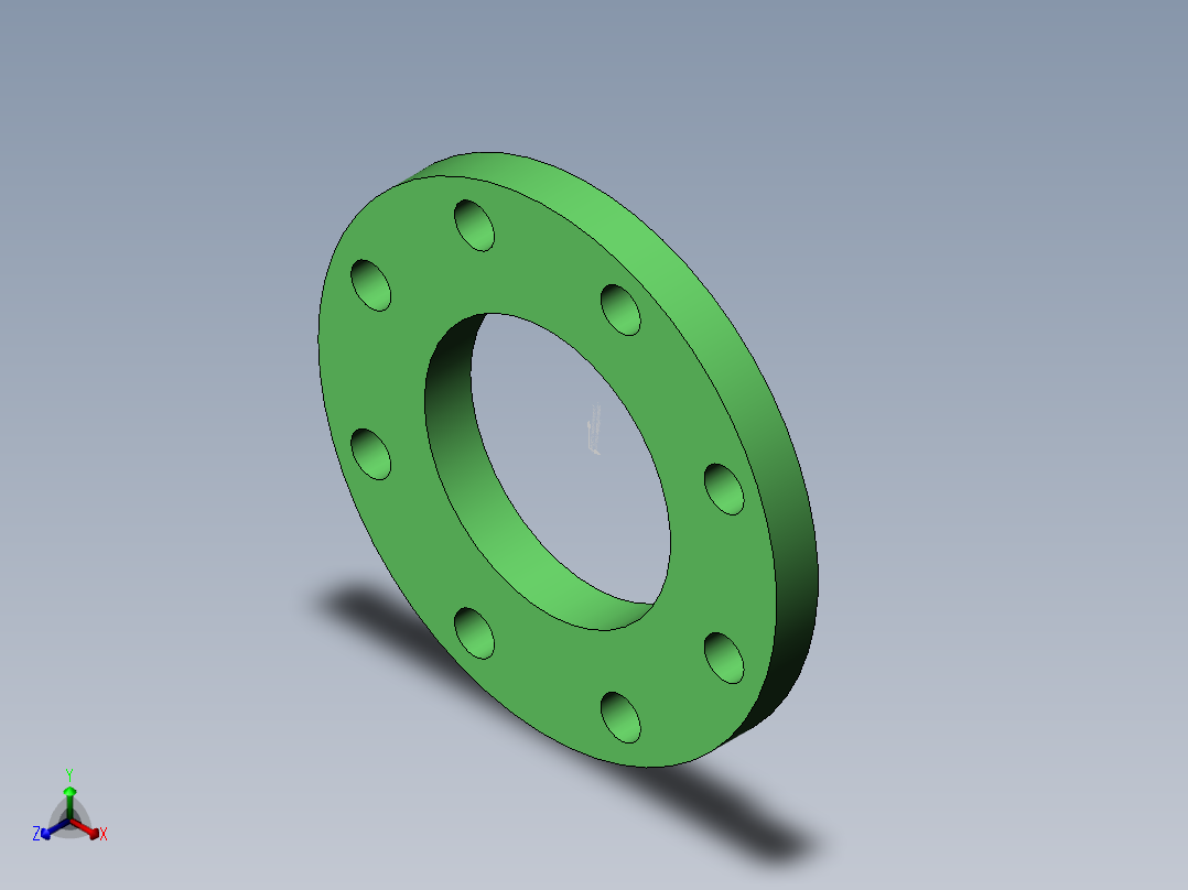 法兰 (25)正等轴测图