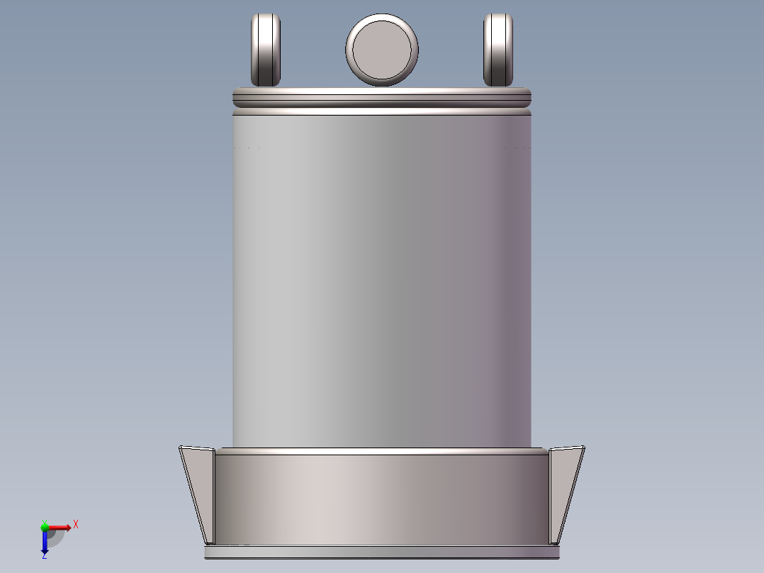 76L圆桶组件俯视图