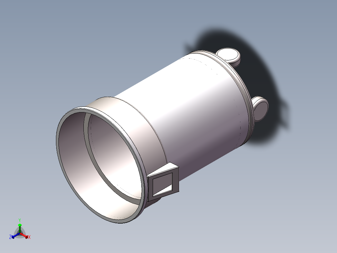 76L圆桶组件正等轴测图