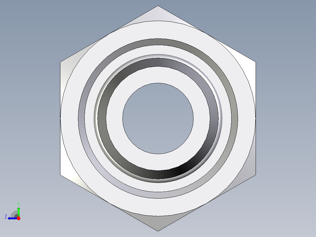 卡套式工业通用硬管接头EO_Swivel_connector_EGE12LREDCF右视图