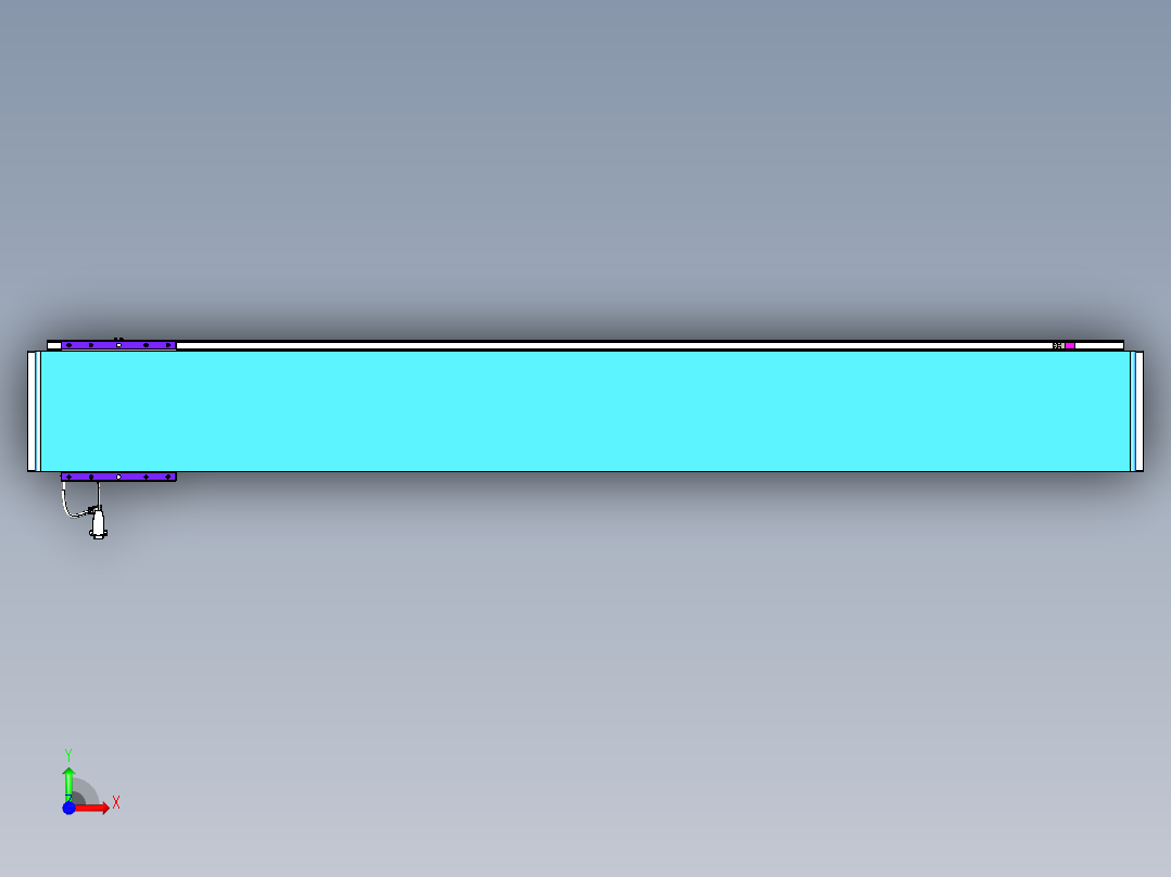 威洛博VL系列直线电机模组-VL22H3-S1700前视图