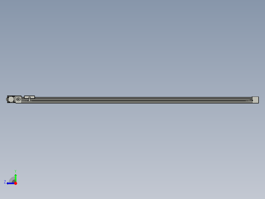 威洛博直线电机模组EB4-L40-S1850-BR-57-MS3右视图