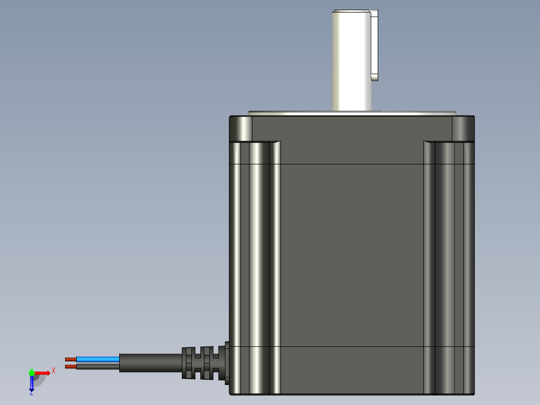 NEMA 34 步进电机俯视图