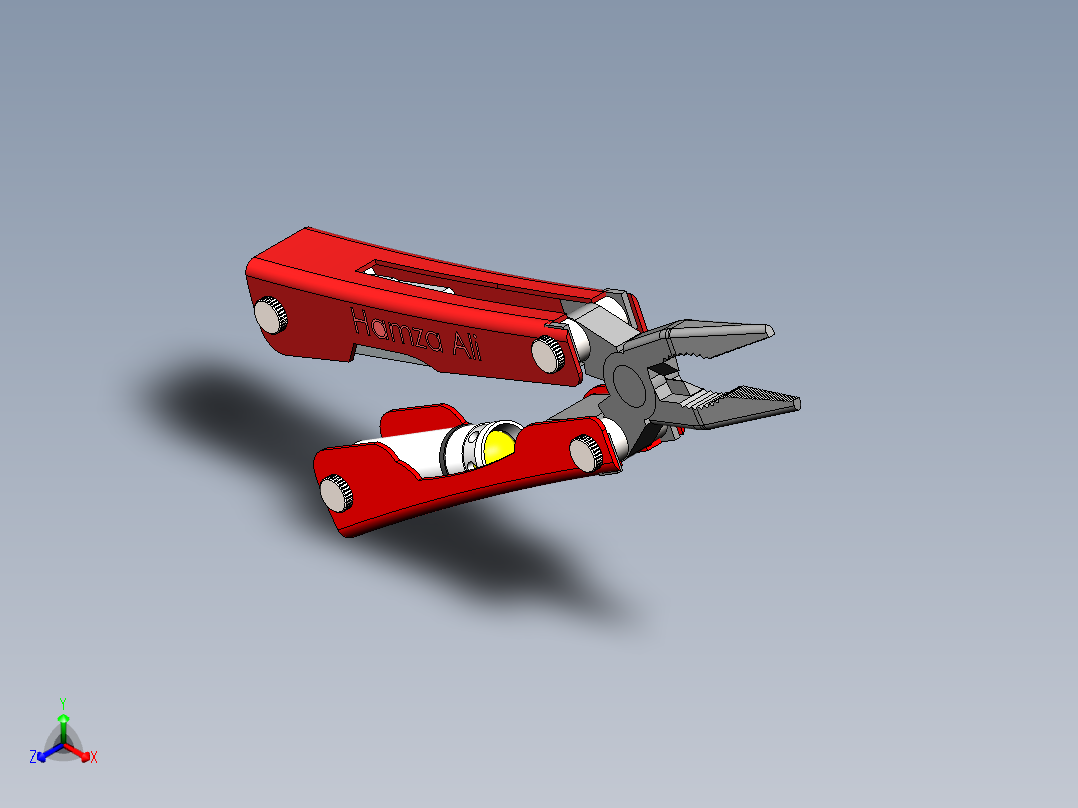 钳子 (33)正等轴测图