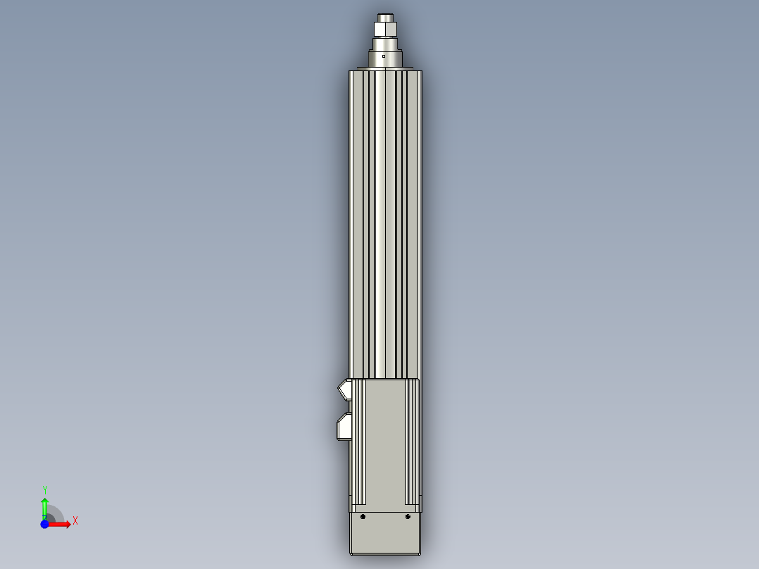 12VZ电动缸-VZ6-S250-BD前视图