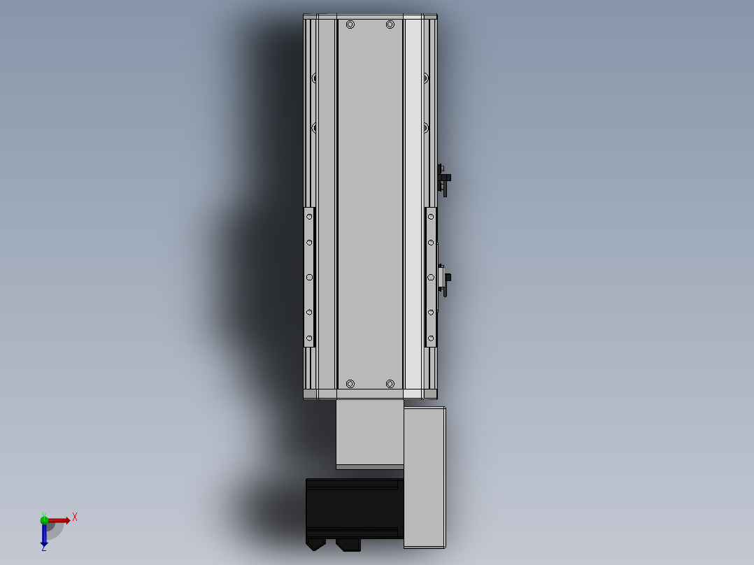 精密模组MT140-L110-100-R-M40-C4俯视图