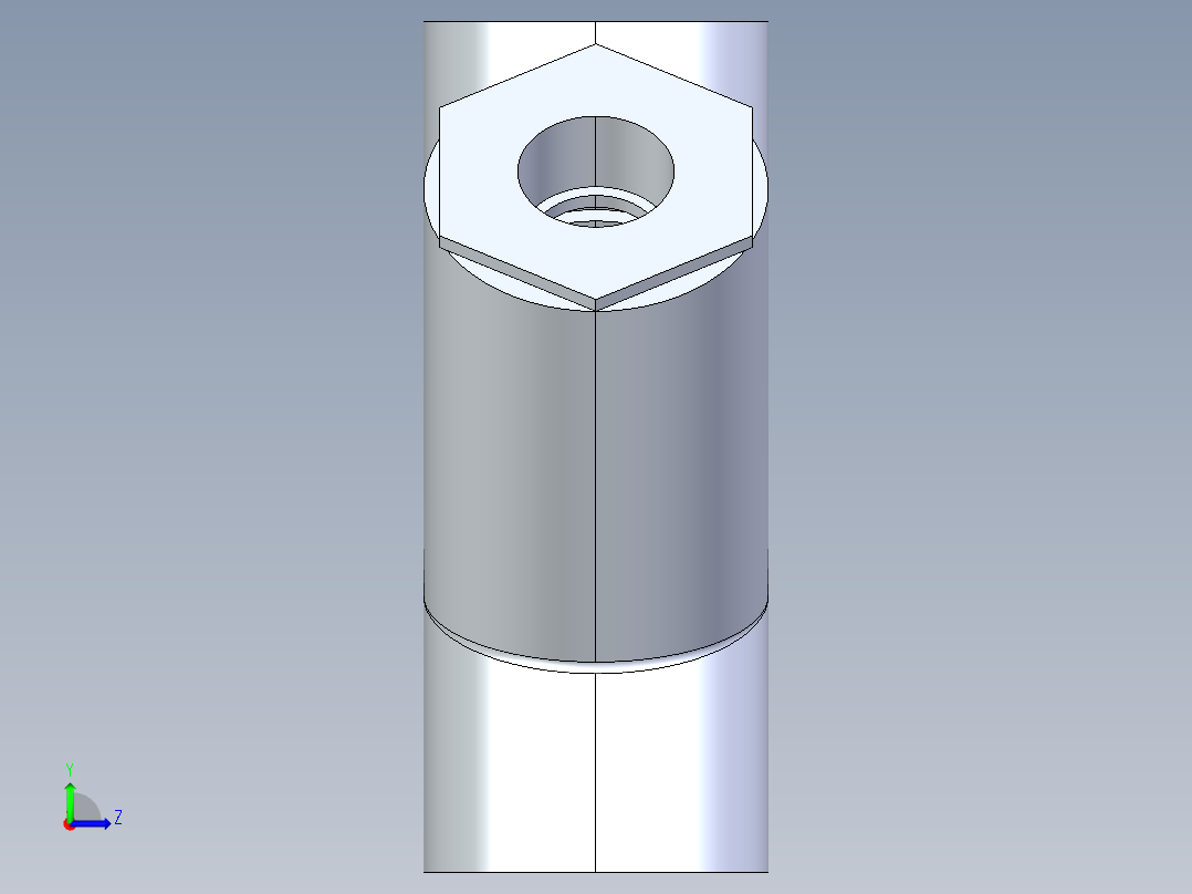 CPVC管件34-Sch80_45_Reducing_Wye_SxSxS_9870-420FB_4in x 2in左视图