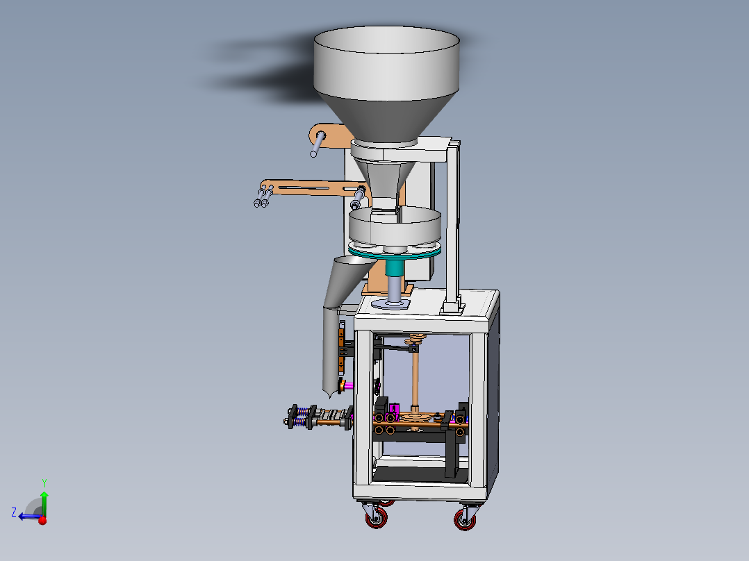 立式系列包装机横向封口系统开发设计（含三维二维说明书）369804