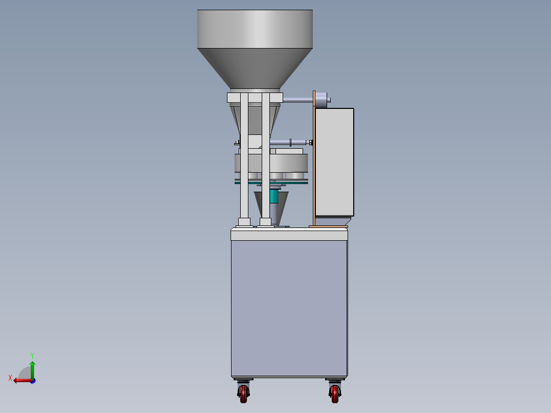 立式系列包装机横向封口系统开发设计（含三维二维说明书）369804后视图
