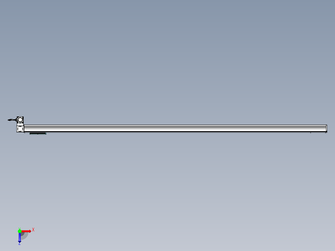 威洛博VBC同步带传动一无尘环境VBC14-L45-S2650-BLD-ZP40-C3俯视图