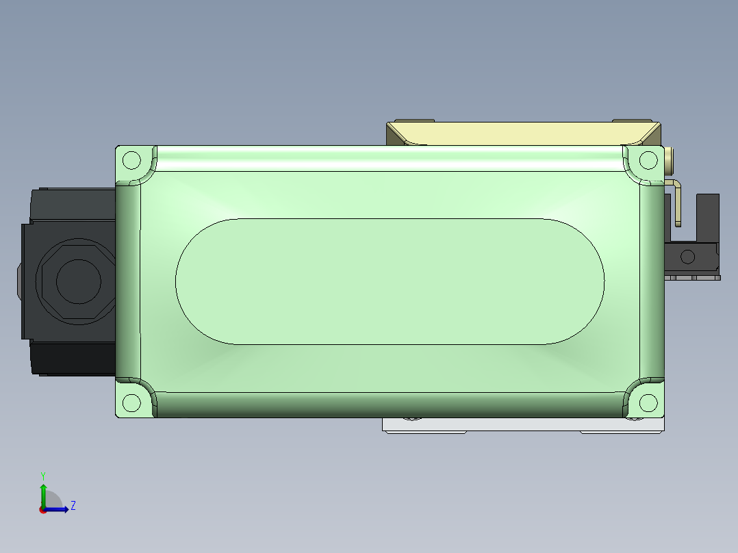GTH内嵌丝杆全封闭GTH5S-BR-100W左视图