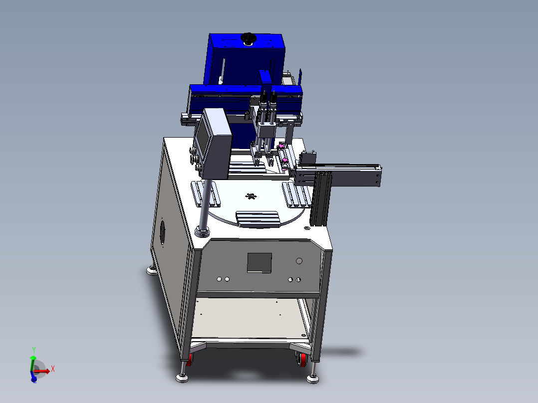 四工位转盘丝印机sw20可编辑