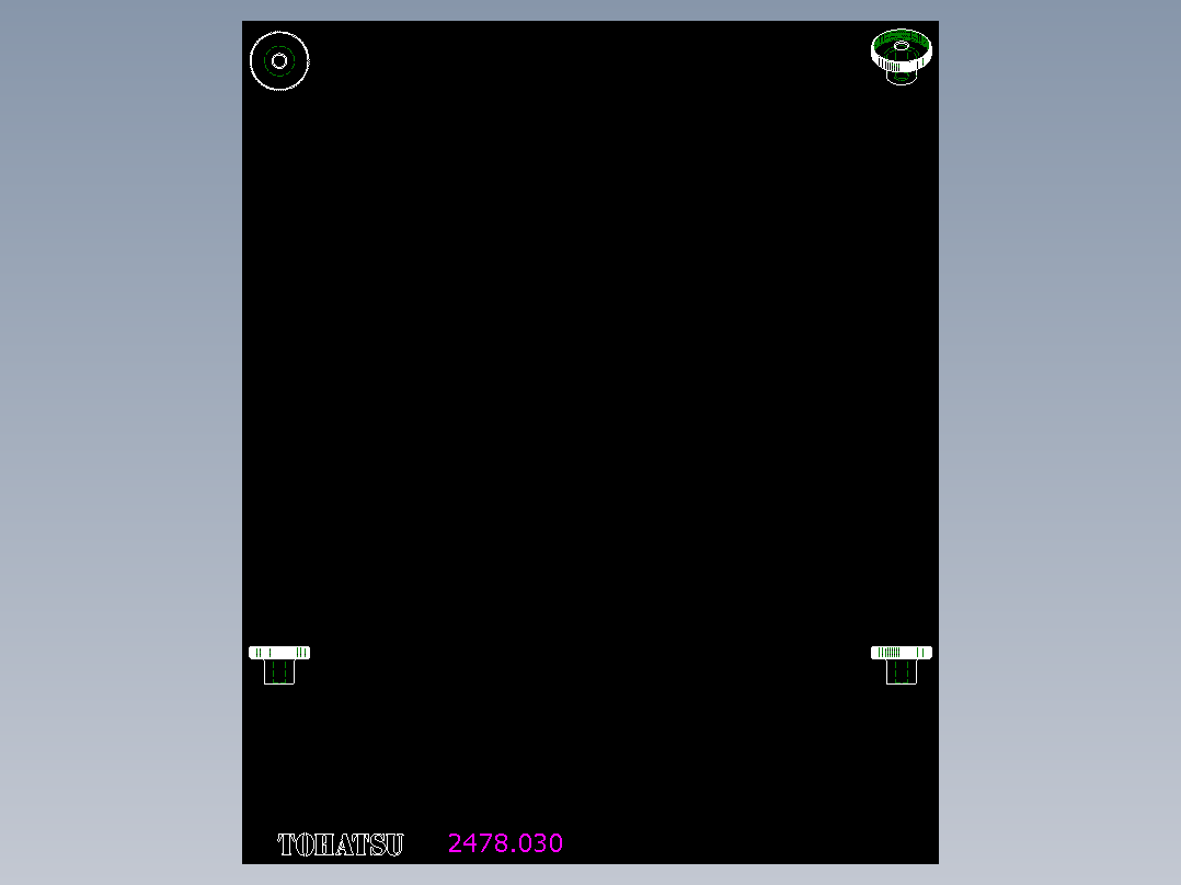 把手2478-2D多系列多零件图纸模型