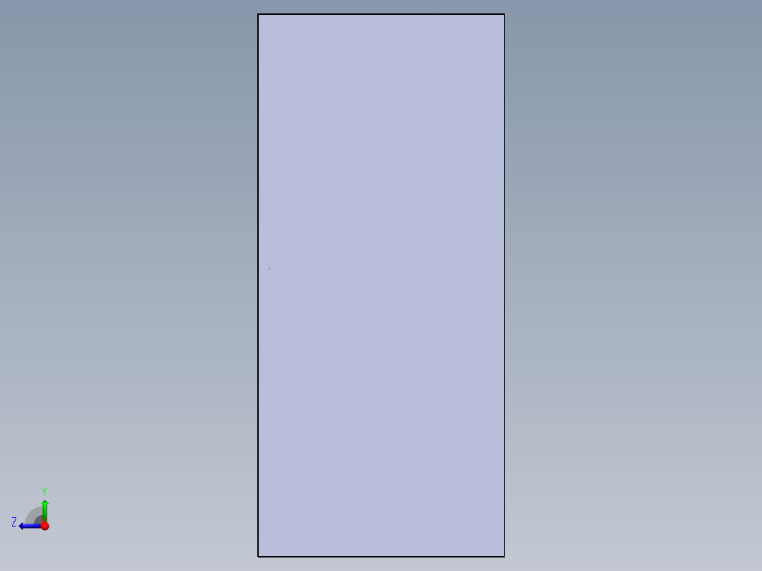 上9门下2抽储物柜右视图