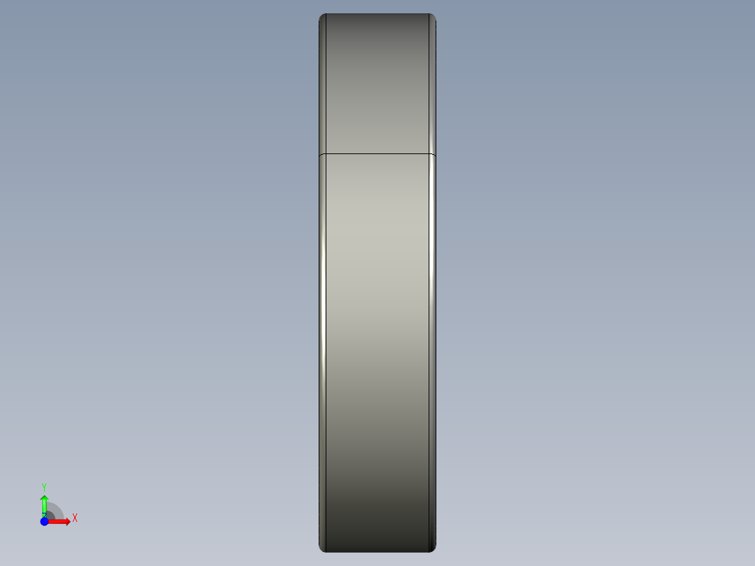 深沟球轴承6321前视图