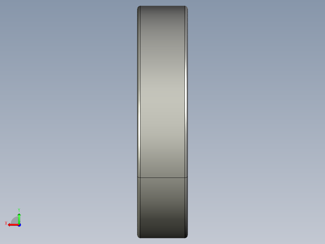 深沟球轴承6321后视图